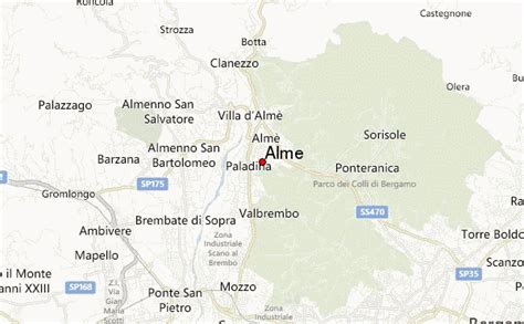 Almè Map